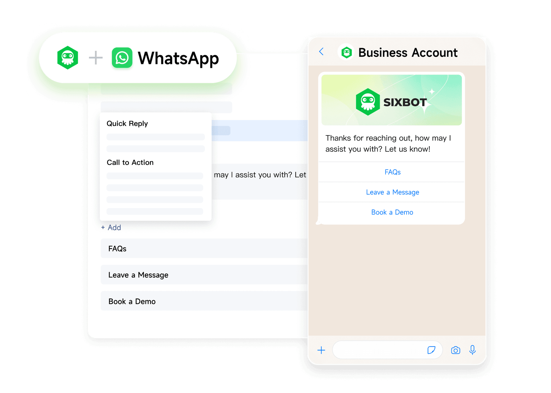 自制WhatsApp讯息按钮
快速回复客户