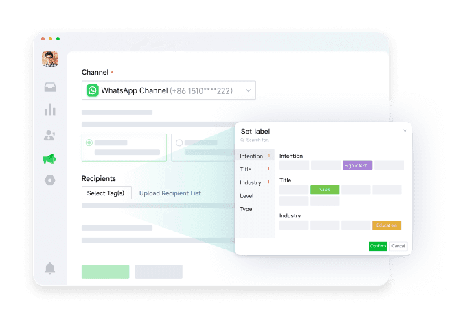 Segment customers to broadcast marketing campaigns